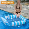 thumbnail image 4 of Silla Flotante Inflable para Piscina ROUSKY con Patrón a Rayas, 4 of 7