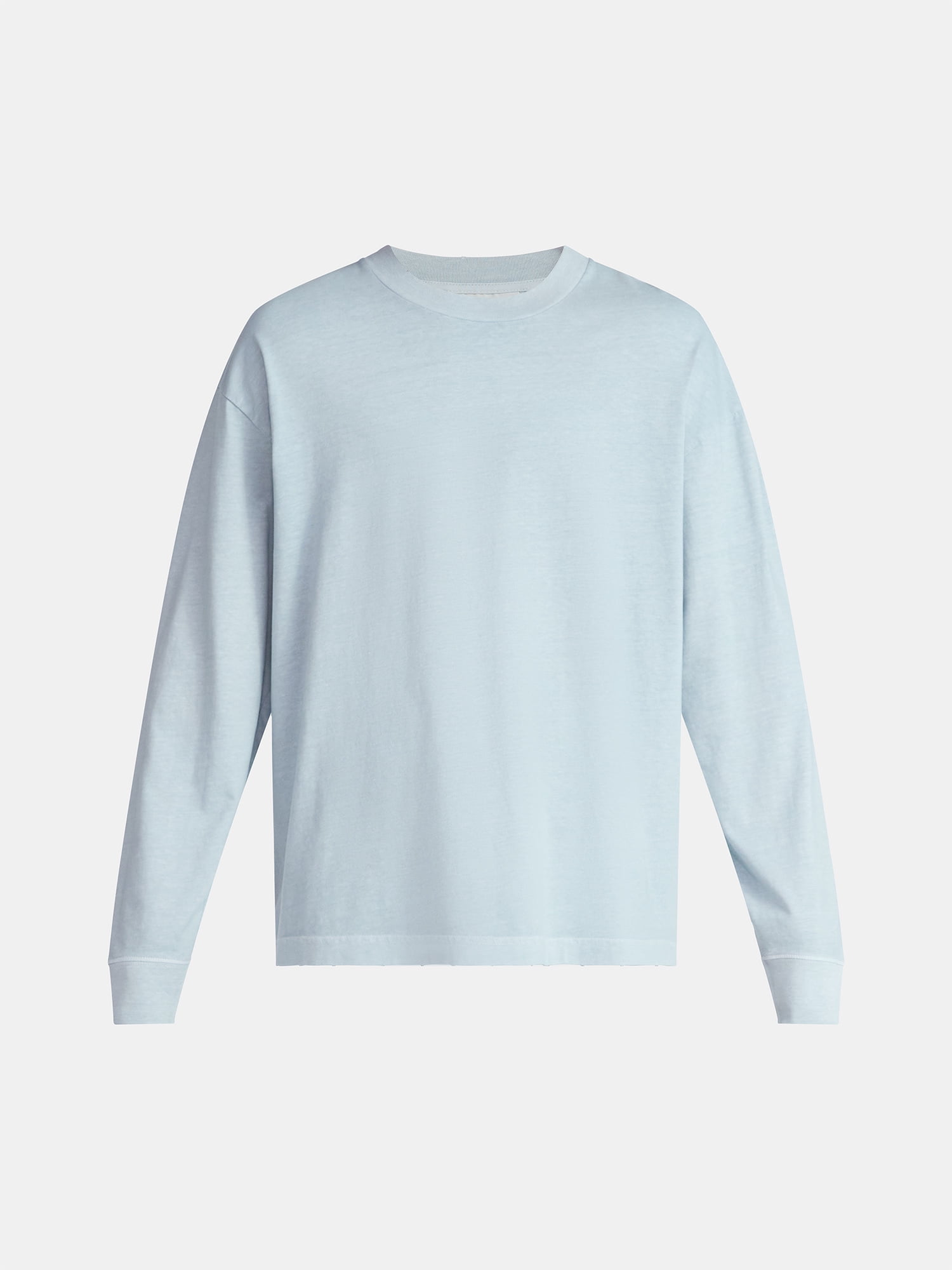 No Boundaries Cotton Oversized Tee with Long Sleeves, Men's & Big Men's