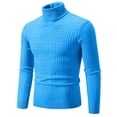 thumbnail image 4 of Pull-over en Maille Élastique à Col Montant Chaud pour Hommes en Automne et en Hiver, 4 of 5