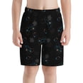 thumbnail image 2 of Rocae Game Time for Teen Beach Trunks Boys Swim Trunks with Compression Liner Quick Dry Board Shorts, 2 of 9