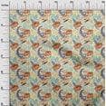 thumbnail image 3 of oneOone Polyester Spandex Beige Fabric Flora Sewing Craft Projects Fabric Prints By Yard 56 Inch Wide-A8, 3 of 4