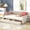 Beige, variant on Upholstered in velvet | No box spring needed with wood slat support, bringing cozy feeling | Versatile daybed fitting all home decorations