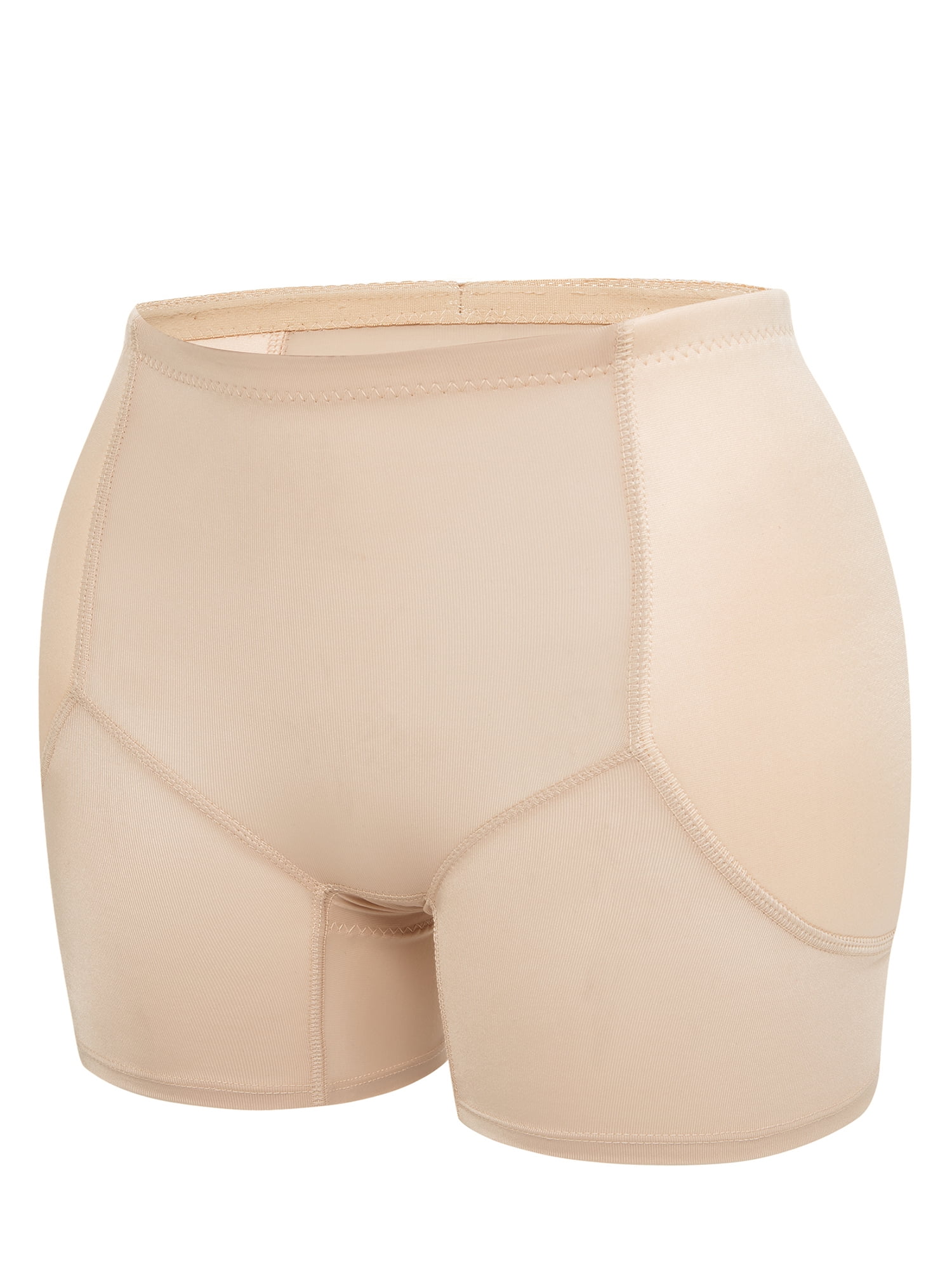 Garteder Women Shapewear Butt Lifter Plus Size PU Mesh Sexy Padded Butt  Booster Enhancing Hip Leather Shorts Underwear 