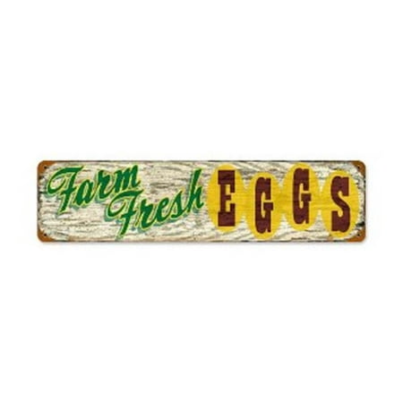 Past Time Signs RPC078 Farm Fresh Egg Food And Drink Vintage Metal (Eggs Past Best By Date)