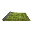 thumbnail image 2 of Ahgly Company Indoor Square Abstract Green Modern Area Rugs, 5' Square, 2 of 4