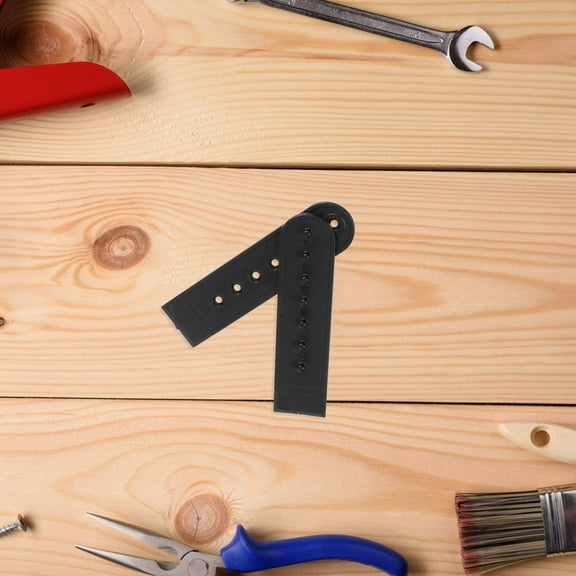 ADDHAT Snapback Cap Buckle Strap, Black Plastic, Versatile Design, Easy Installation, 20Pcs