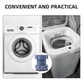 thumbnail image 3 of FUTUREORYY 4Pcs Blue Plastic Washer Machine Anti Vibration Pads with Elephant Foot Shape 3.1x2.8x2.8in, 3 of 5