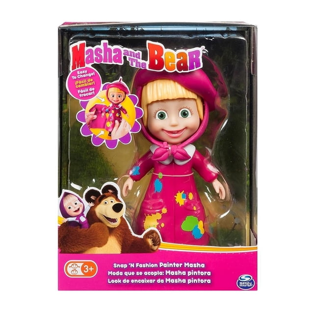Muñeca Spin Master Masha y el Oso Pintora