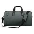 thumbnail image 3 of Bolsa de viaje con funda para carrito, bolsa de fin de semana, impermeable, para llevar en el bolso Gris oscuro, 3 of 9