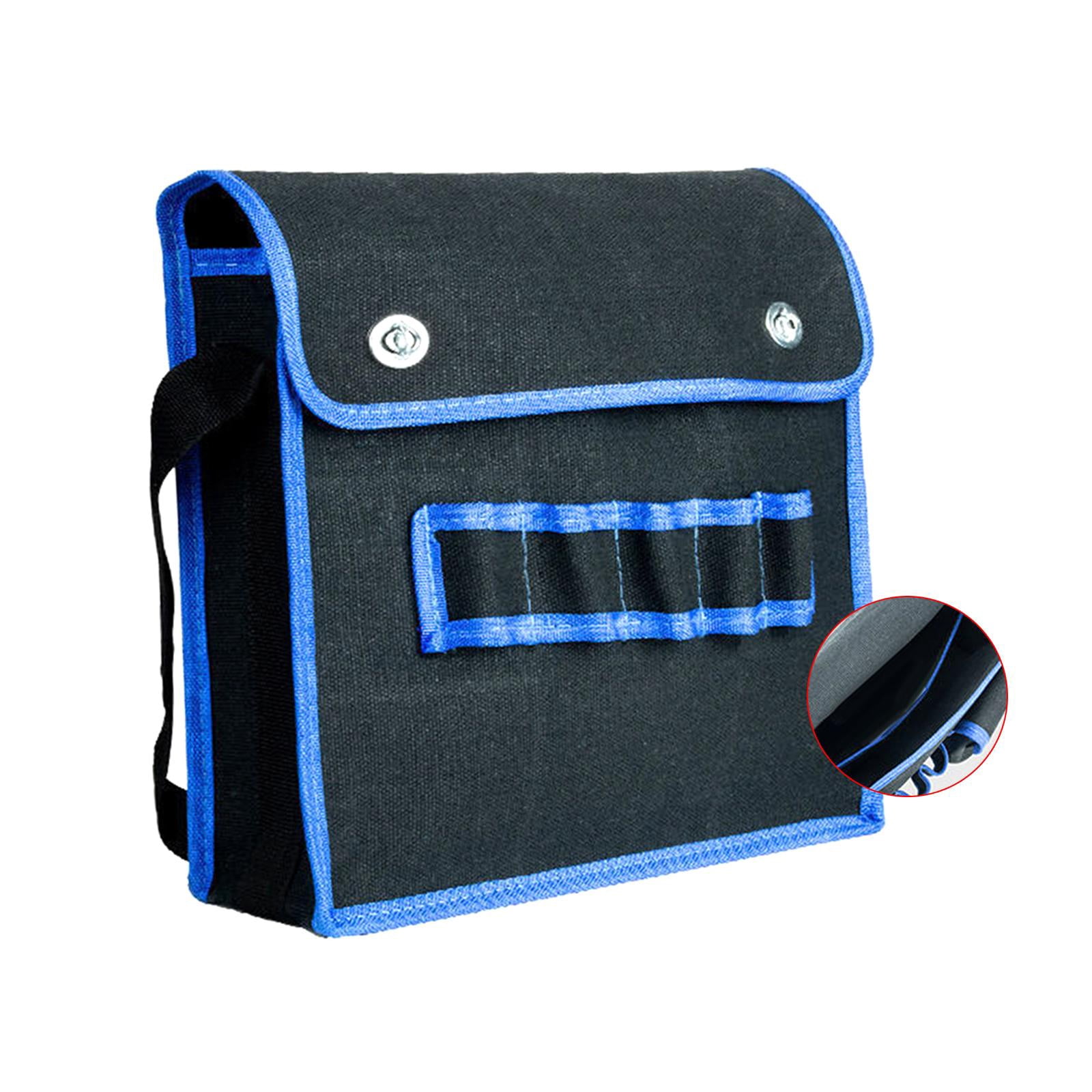oshhnii Canvas Tool Bag Electrician Tool Bag Heavy Duty Multifunctional Garden Tool Organizer Tool Organizer for Drywall Construction , small