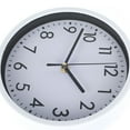 ODOMY Silent Round Quartz Wall Clock,8 Inch Battery Operated Non