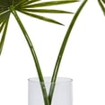 thumbnail image 3 of Nearly Natural Fan Palm Artificial Arrangement in Glass Vase, 3 of 5