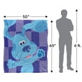 thumbnail image 5 of Blues Clues Blanket, 50"x60" Blue's Clues Large Blue Silky Touch Super Soft Throw Blanket, 5 of 6