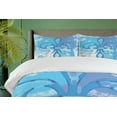 thumbnail image 4 of Ambesonne Blue Duvet Cover Sets, France Fleur de Lis, 2-King, Blue, 4 of 7