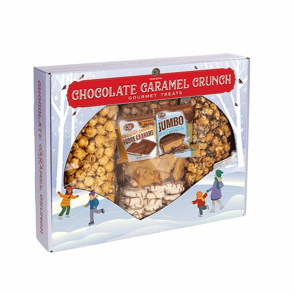 CY Chocolate Holiday Chocolate Caramel Crunch Gift Assortment Box 24oz