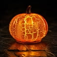 thumbnail image 2 of ICQOVD Halloween Pumpkin Lamp,Pumpkin Candle Decoration Light for Halloween Party,Home Tabletop Decor and Seasonal Dress-Up Display, 2 of 6