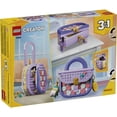 thumbnail image 5 of LEGO Creator 3 in 1 Art Fashion Bag with Storage - Building Toy for Girls & Boys, Ages 8+ - Includes 3 Building Options - Kids Bedroom, Book Shelf or Desk Decor - Gift for Birthdays - 31391, 5 of 8