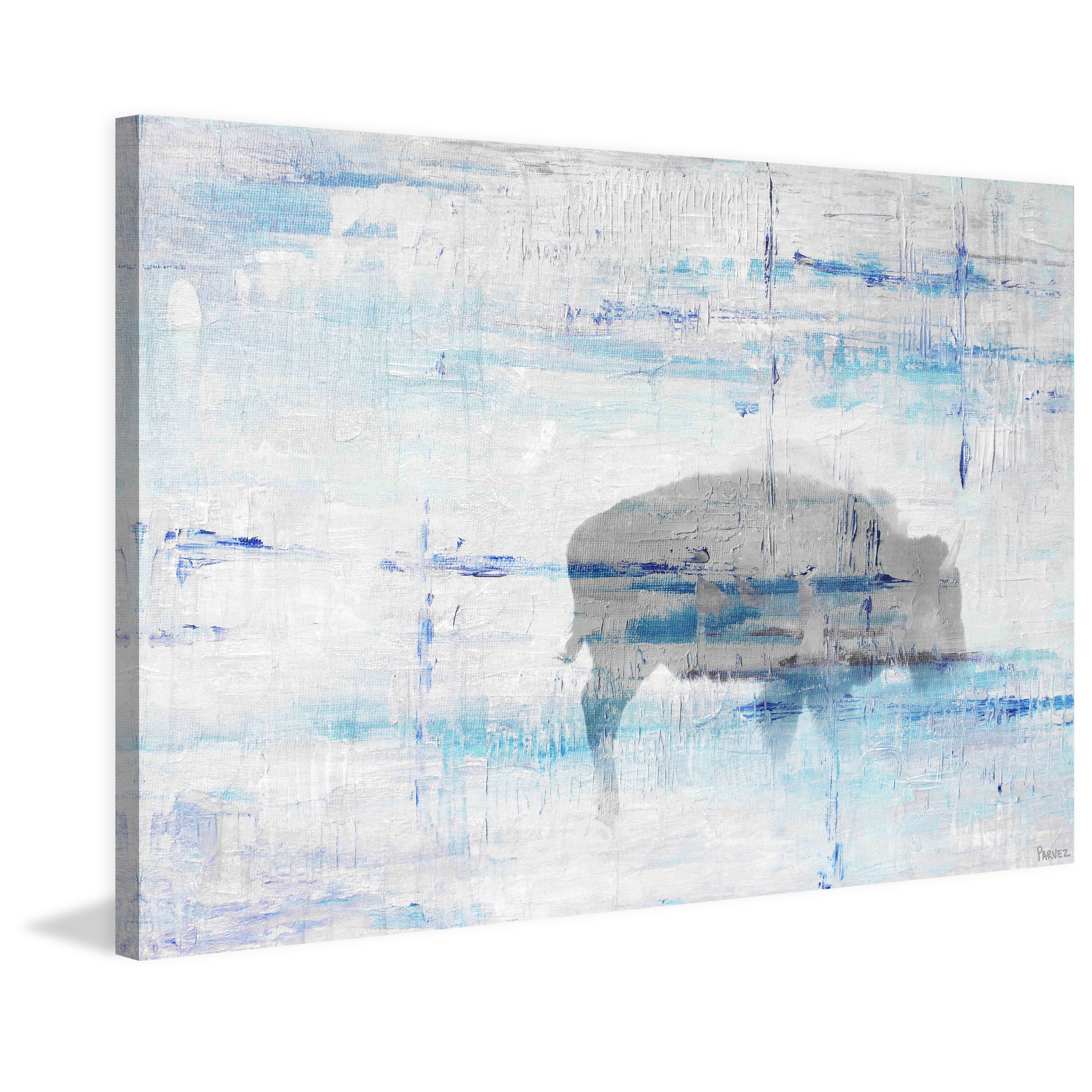 "Buffalo Shadow" Painting Print on Wrapped Canvas