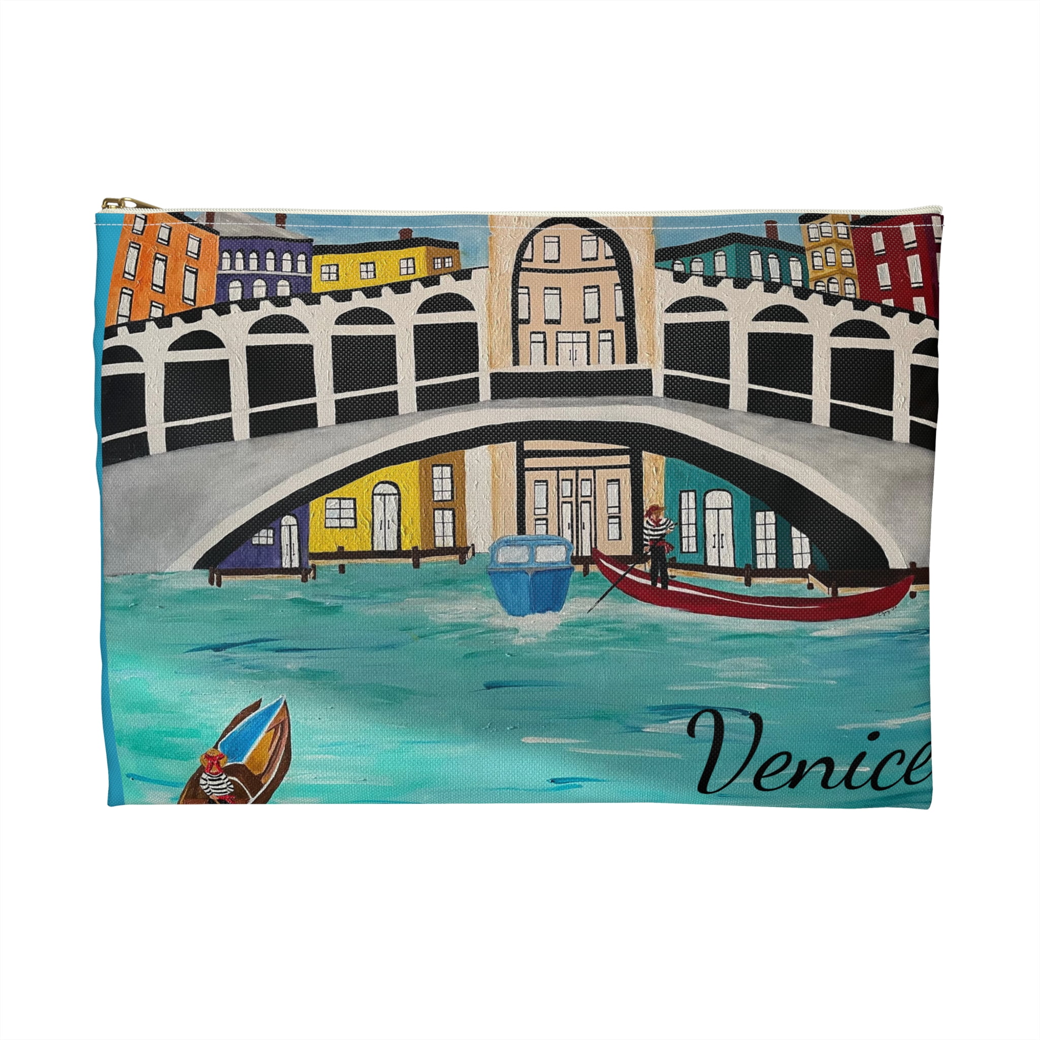 Venice Travel Pouch  - Durable and Versatile Cosmetic Bag or Pencil Case