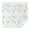 White, variant on Floral Square Tablecloth 42x42in(107x107cm) – Waterproof Polyester Printed Table Cover, Wrinkle Resistant & Washable for Kitchen Dining Picnic Party Decor, Thanksgiving,Christmas, Spring,Flower