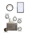 thumbnail image 4 of Gabinete para Baño con Ovalin Y Espejo Decorativo ZÚRICH, 4 of 6