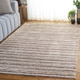 thumbnail image 2 of SAFAVIEH Seattle Maynerd Striped Shag Area Rug, Grey/Beige, 5'3" x 7'6", 2 of 10