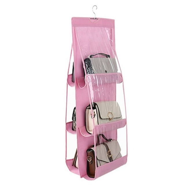 Waterproof Hanging Purse Handbag Functional Saving Space Rack with Slots