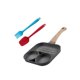 thumbnail image 5 of Sartén para huevos, máquina para hacer panqueques, juego de cocina para desayuno, sartén para tortillas fácil de limpiar, sartén para huevos dos agujeros, 5 of 9