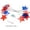 Multicolor, variant on Patriotic Solar String Lights, 4th of July LED Stars Battery Lights, Independence Day Outdoor Decor, Red White Blue Garden Lights, Americana Patio Lighting, Holiday Solar Garland
