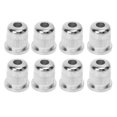 thumbnail image 1 of Guitar String Ferrule, Decorative Guitar Through Body Buckle 8PCS Compact Wear Resistant High Hardness  For Replacement Golden,Silver,Black, 1 of 8