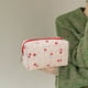 thumbnail image 1 of Bolso De Cosméticos Bolso de cosméticos acolchada floral Estampados de flores Organizador de viaje Cremallera Cartera para exteriores, 1 of 7