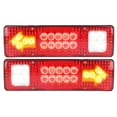 thumbnail image 2 of Luces Traseras Led, Lámpara de Parada Trasera de 2 piezas de 2 piezas súper brillantes universales de 12v para botes para camiones para campistas, 2 of 7