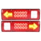 thumbnail image 2 of Lámpara De Parada Trasera, Luces Traseras LED De 12V Bajo Consumo De Energía 2 Piezas Universales Para Remolques Para Botes Para Camiones, 2 of 7