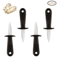 thumbnail image 2 of Cortador de ostras de acero inoxidable, 4 Uds., con Mango antideslizante, herramientas especiales para mariscos, 2 of 5
