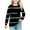 #192-Black, variant on Girls Checkered Print Blouses Soft Stretch Long Sleeve Shirts Casual Comfy Tops 4-14Y