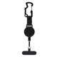 thumbnail image 2 of Correa retráctil para teléfono con mosquetón – Soporte duradero para teléfono en negro, ideal para senderismo, aventuras al aire libre y manos libres, 2 of 7