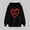 Black, variant on SOOMLON Valentines Day Hoodies for Women Couple Valentines Gift Plus Size Tunic Long Sleeve Crewneck Sweatshirts Tops Funny Heart Graphic Pullovers Shirts Fashion Valentines Outfits 2025 Army Green