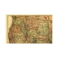 thumbnail image 4 of Railroad Map - Pacific Railroads - Rand McNally 1883 - Vintage Wall Art, 4 of 4