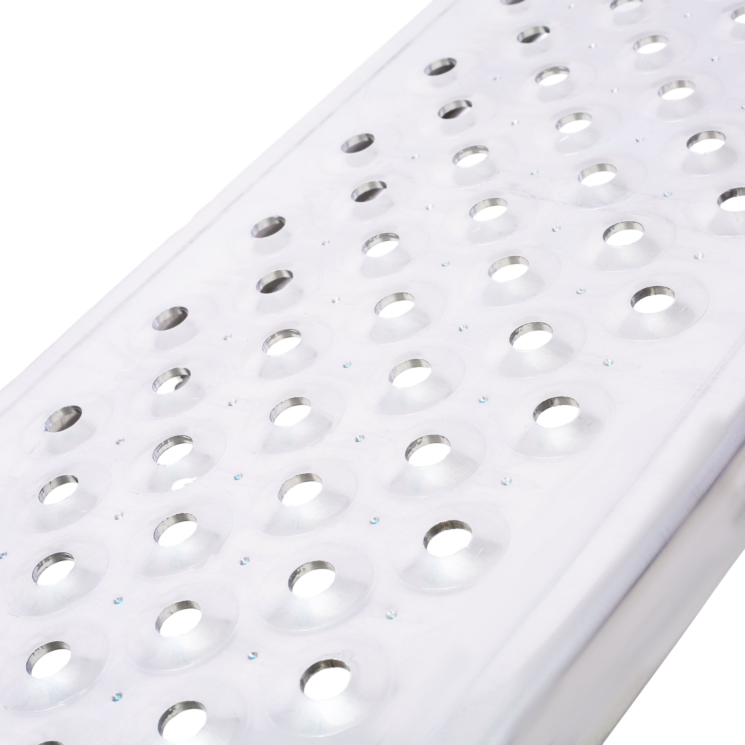 Aluminum Shed Ramp, 47"x9", 880 LBS Capacity, Anti-Slip Surface, Lightweight Design