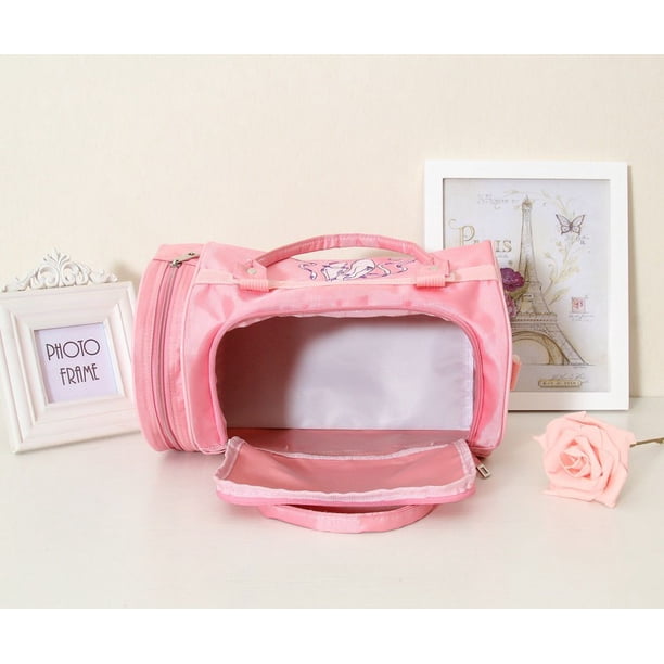 Bolsas De Ropa Para Bailar Bolsa De Baile De Lona Para Niñas, Ballet, Gimnasia Y Deportes, Bolsa De Dormir Y De Noche Con Compartimento Para Zapatos, Teñido Anudado Morado Bolsas De Ropa