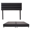 thumbnail image 1 of Box Base Cama King Size + Cabecera Londres Negro, 1 of 7