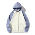 thumbnail image 2 of WEAIXIMIUNG Mama Sweatshirt Plus Size 4X Womens Casual Long Sleeve Solid Knitting Ribbed Print Hoodie Sweatshirts with Pocket Matching Color Sweatshirts, 2 of 5