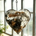 thumbnail image 5 of LITUSI 2026 New Handmade Alpaca Fiber Bird Nesting Heart, Outside Winter Tree Shelter for Wild Bird, Birds Nests Material Holder for Garden Hummingbird Birdhouse, Hummingbird Houses Nest Boxes, 5 of 6