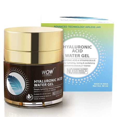 WOW Skin Science Hyaluronic Acid Water Gel for Hydration, Toning - 50 ml