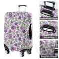 thumbnail image 5 of Pioneer Flower Floral Print Pattern Luggage Cover Fashion Suitcase Cover Baggage Covers Fit 25-28 Inch Luggage (Go Travel), 5 of 5