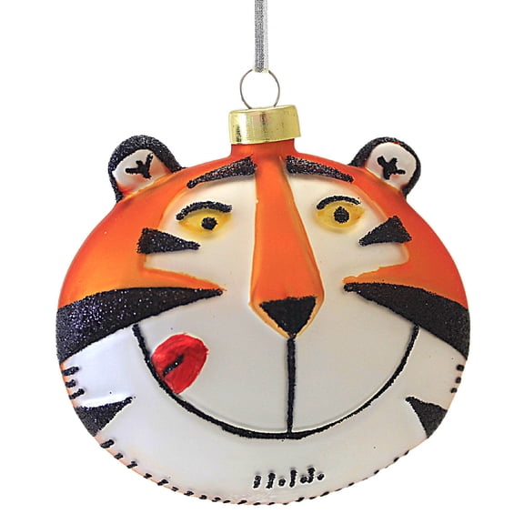 Kat   Annie Tony The Tiger - 1 Glass Ornament 3.5 Inch, Glass - Ornament Cereal Kellogg's Breakfast 84323