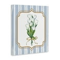 thumbnail image 4 of White Tulip Bouquet & Stripes Canvas Wall Art, design by Adonna Ebrahimi, 4 of 8