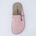 thumbnail image 6 of Cushionaire Blain Suede Clogs for Women | Genuine Leather Slip on Clogs with Oversized Buckle | Classic Closed Toe Mule Design for Everyday Casual Wear, 6 of 12