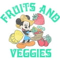 thumbnail image 2 of Toddler's Mickey & Friends Farmer Mickey Fruits and Veggies Graphic Tee White 5T, 2 of 3