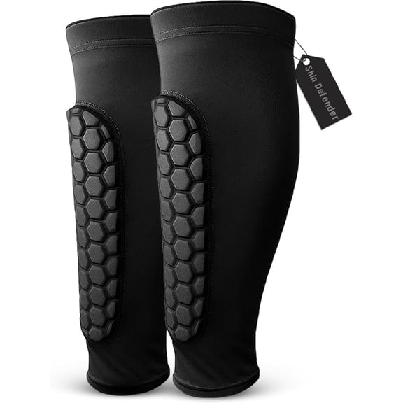 Shin Defender Shin Guards Kids - ShinDefender Soccer Shin Guards Socks for Kids Youth Adult